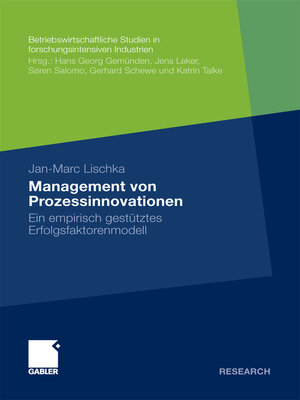 cover image of Management von Prozessinnovationen